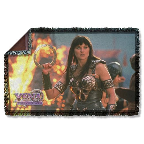 Xena: Warrior Princess Chakram Woven Tapestry Throw Blanket